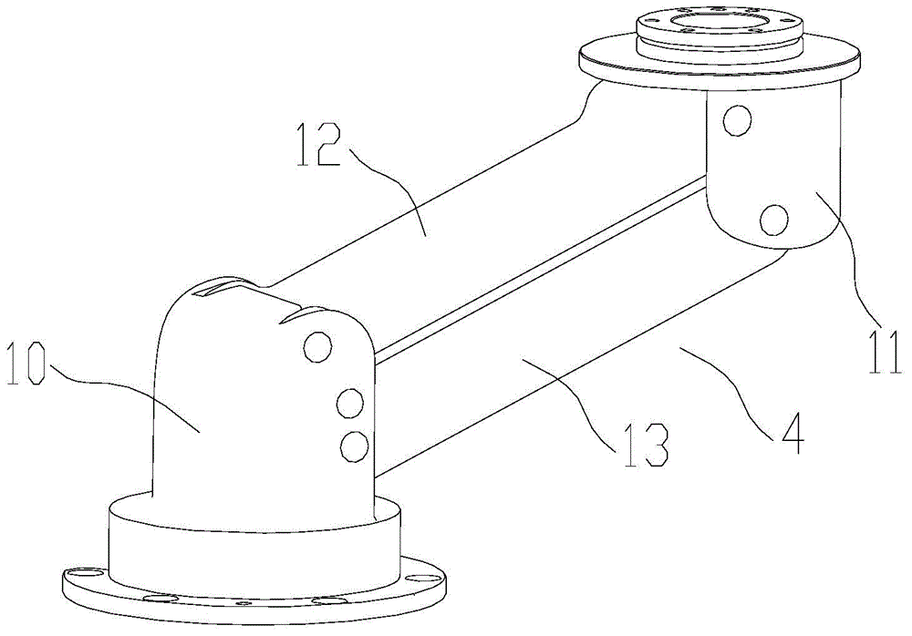 Lifting support device and ultrasonic diagnostic apparatus