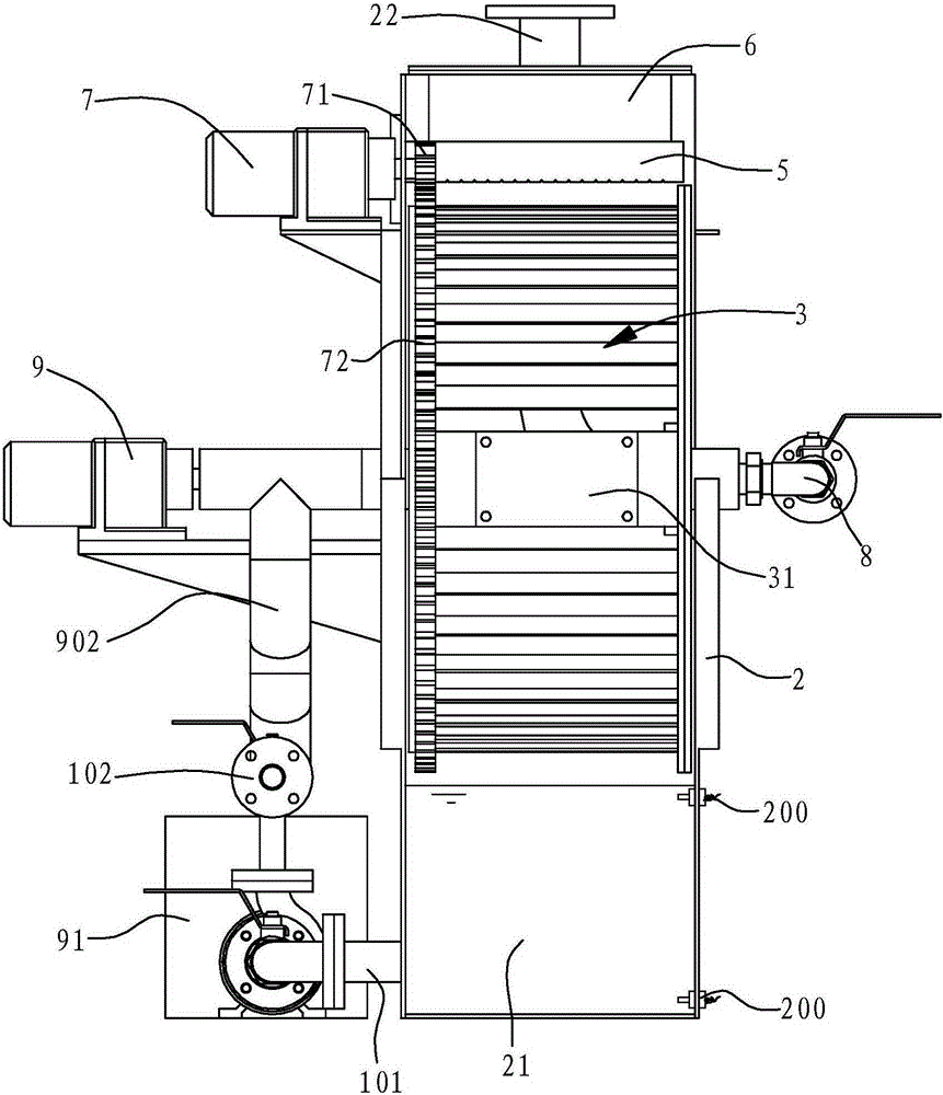 Fecal sewage solid-liquid separator