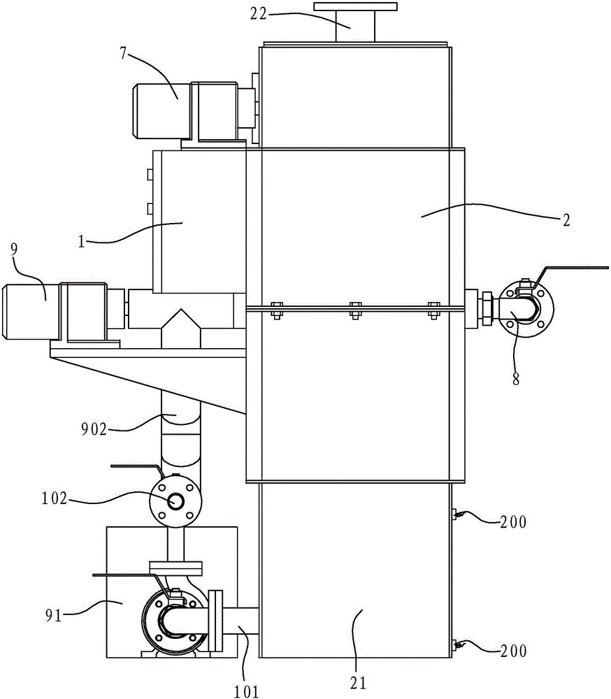 Fecal sewage solid-liquid separator