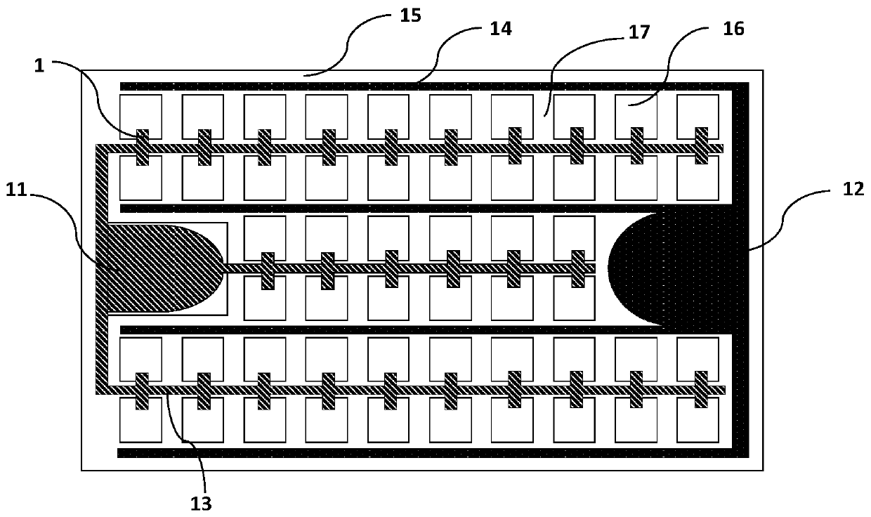 Normally-equipped integrated unit diode chip