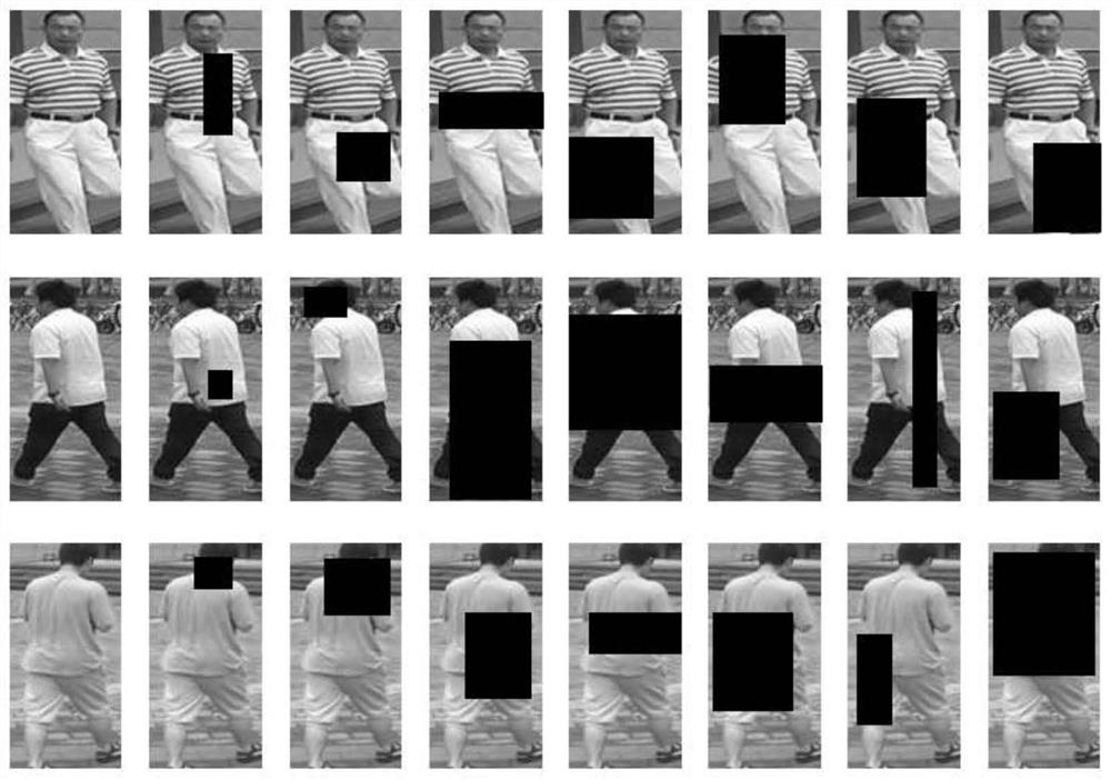 Multi-scale convolution feature fusion pedestrian re-identification method based on pose embedding