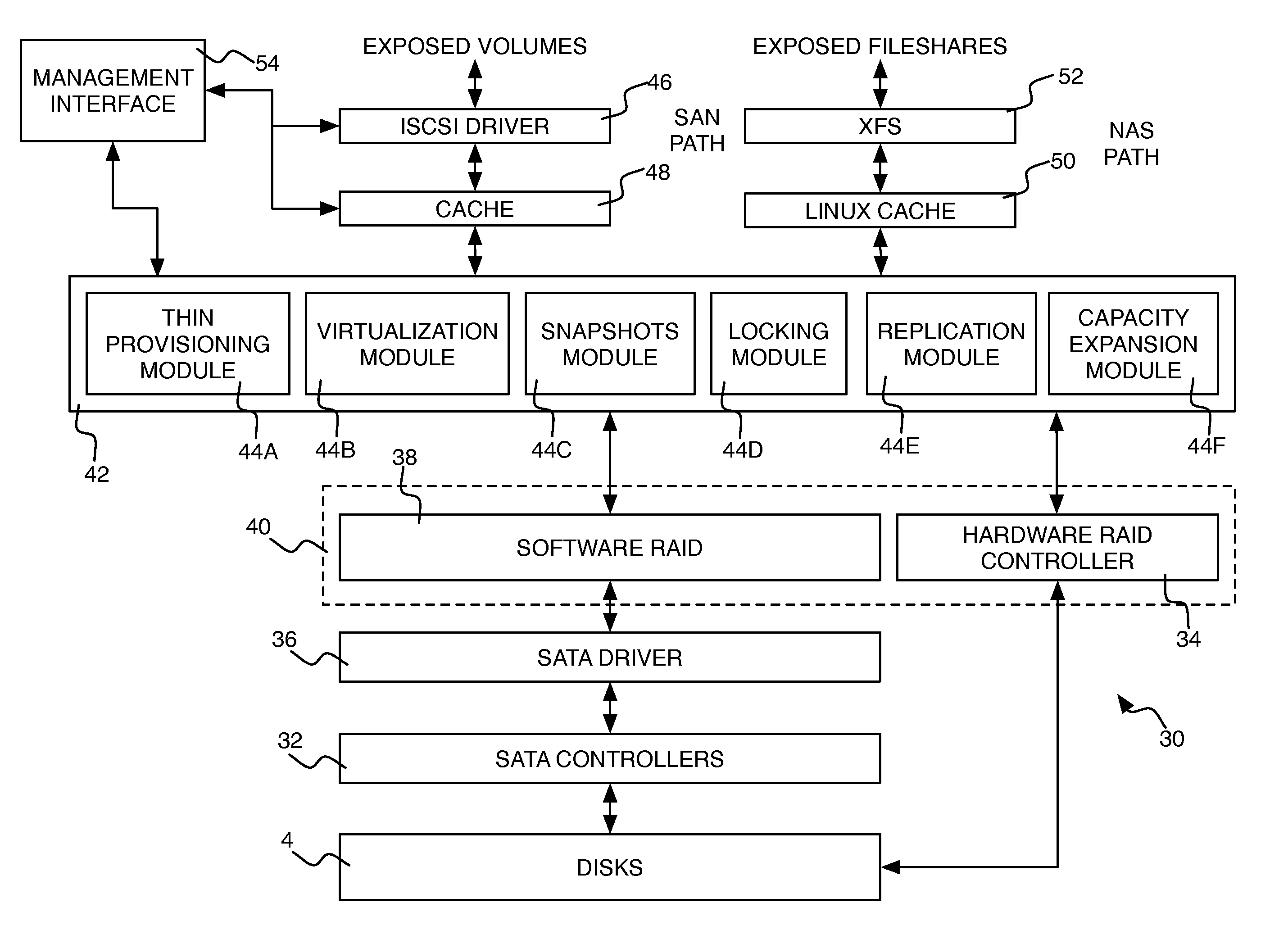 Method, system, apparatus, and computer-readable medium for taking and managing snapshots of a storage volume