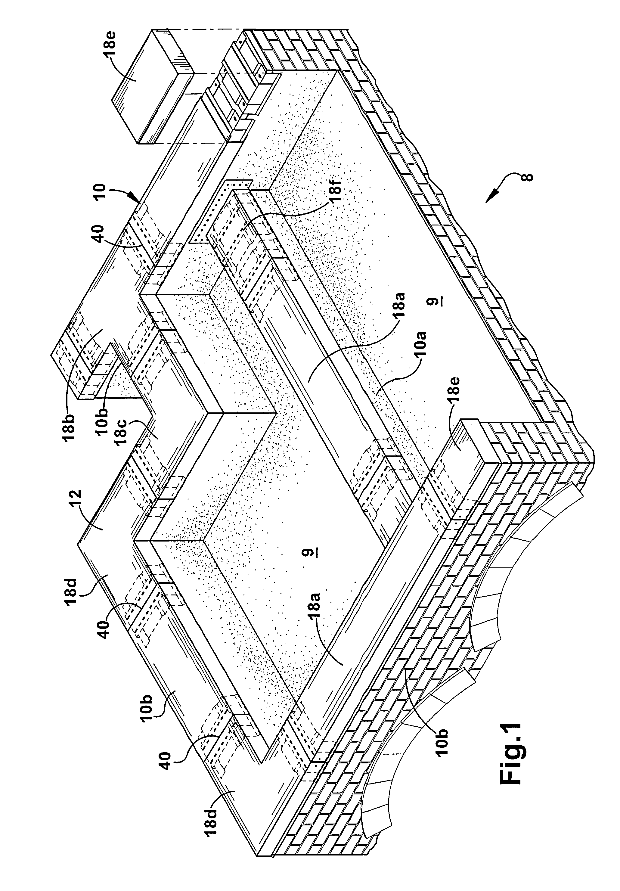Roof wall coping system and method