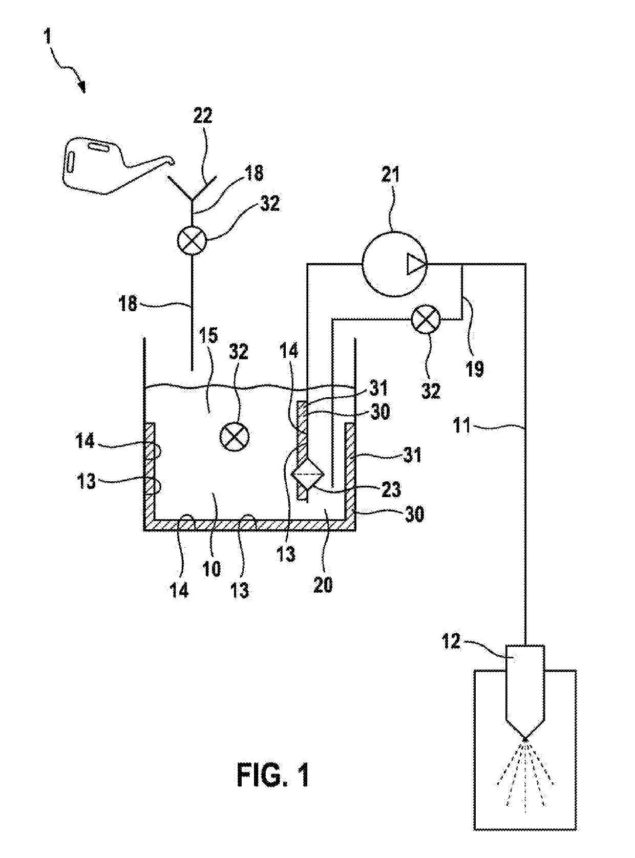 Water Injection Device for an Internal Combustion Engine of a Motor Vehicle