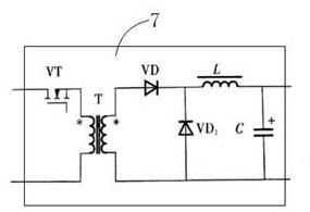 A wireless transceiver equipment powered by intrinsically safe power supply for mine