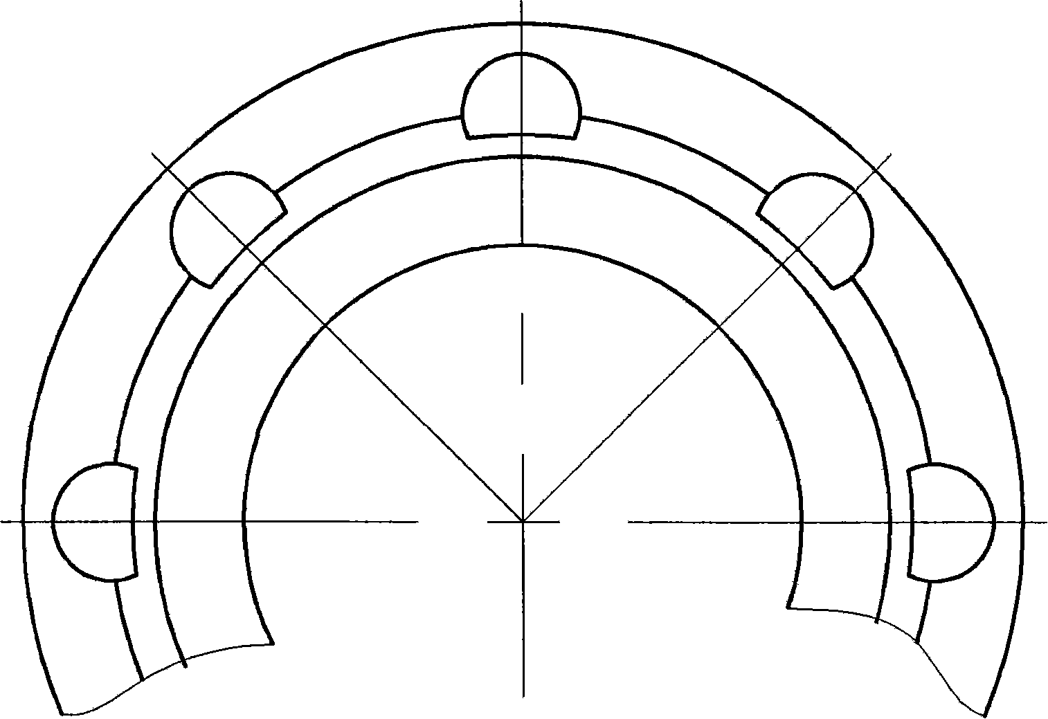 Shock resistance axial seal device for screw shaft of ship