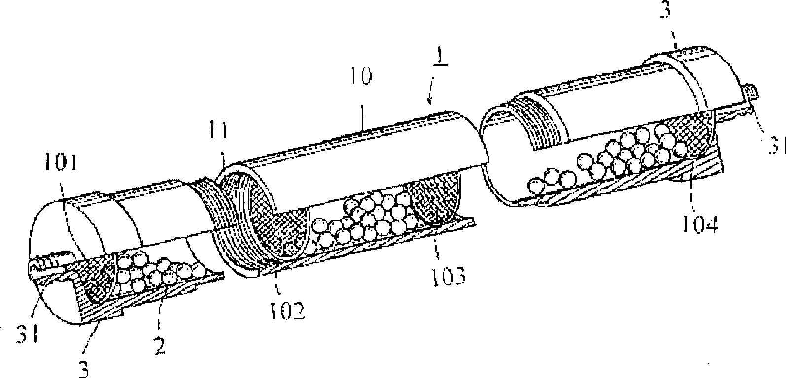 Device for accelerating combustion of liquid fuel and system for accelerating combustion of liquid fuel for internal combustion engine
