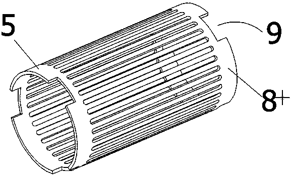 Cage leaf spring and socket and electrical connector using the leaf spring