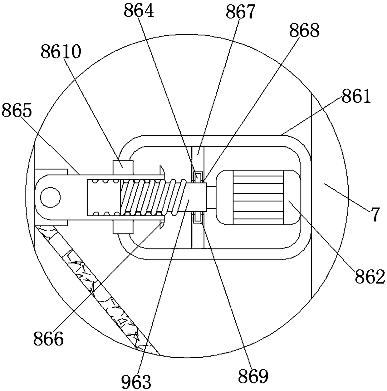 Power adjusting range based head-swinging ceiling fan for dormitory