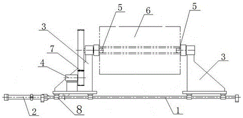 Tapered positioning device for roll paper of paper interleaving machine