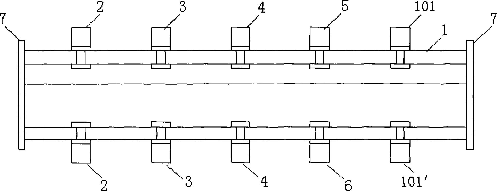 Corrosion detection apparatus in pipe and its use method