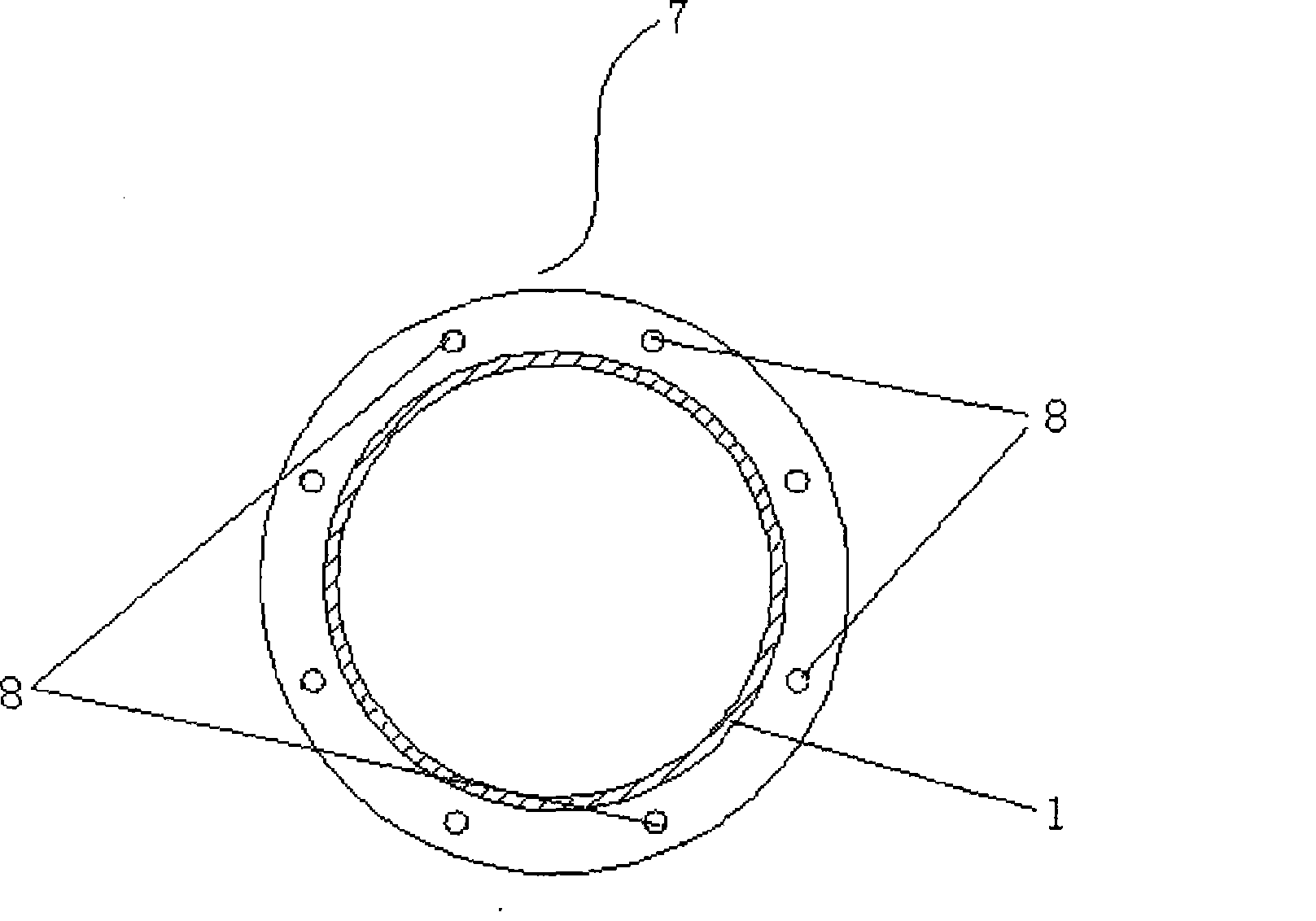 Corrosion detection apparatus in pipe and its use method