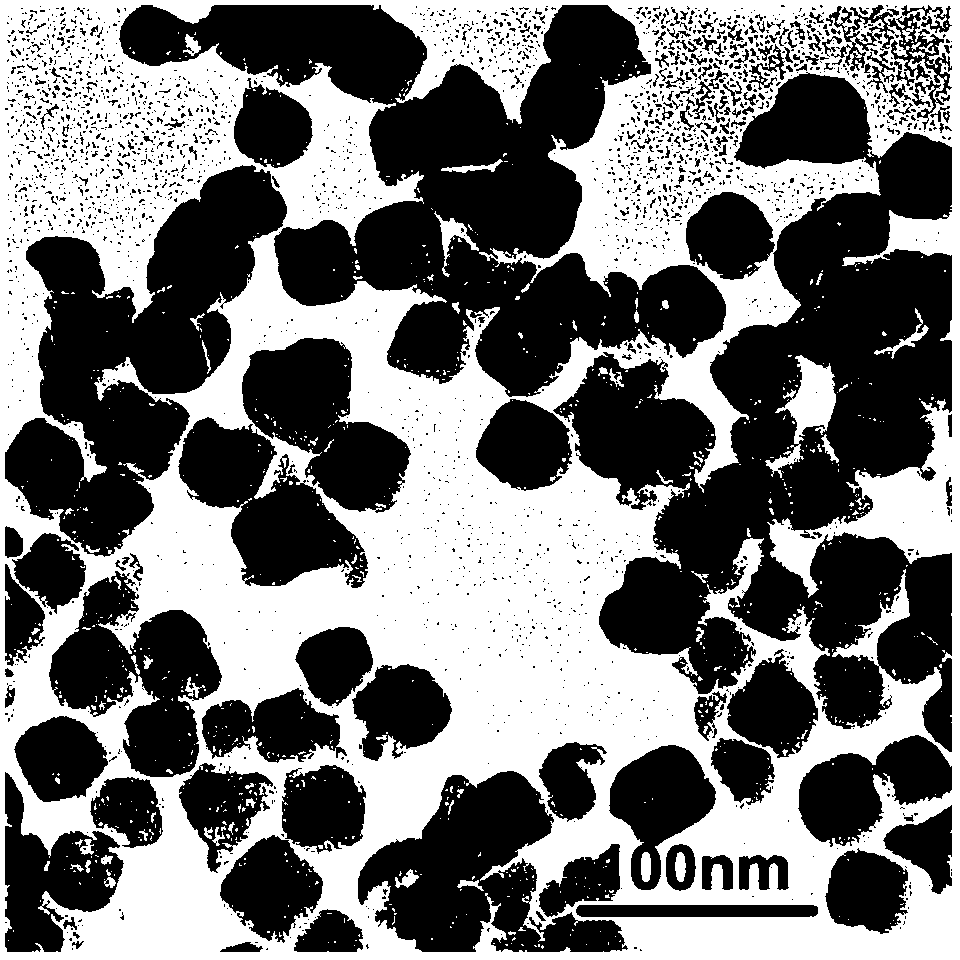 Water-soluble rare earth doped gadolinium sodium tetrafluoride fluorescent marked nano-crystal, and preparation method thereof