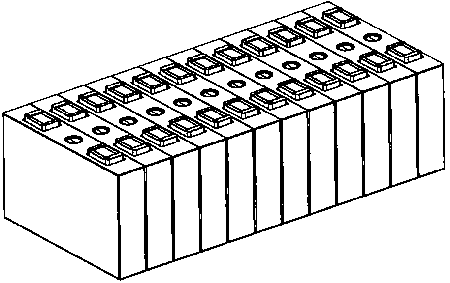 Novel lithium ion power battery module design method and battery module