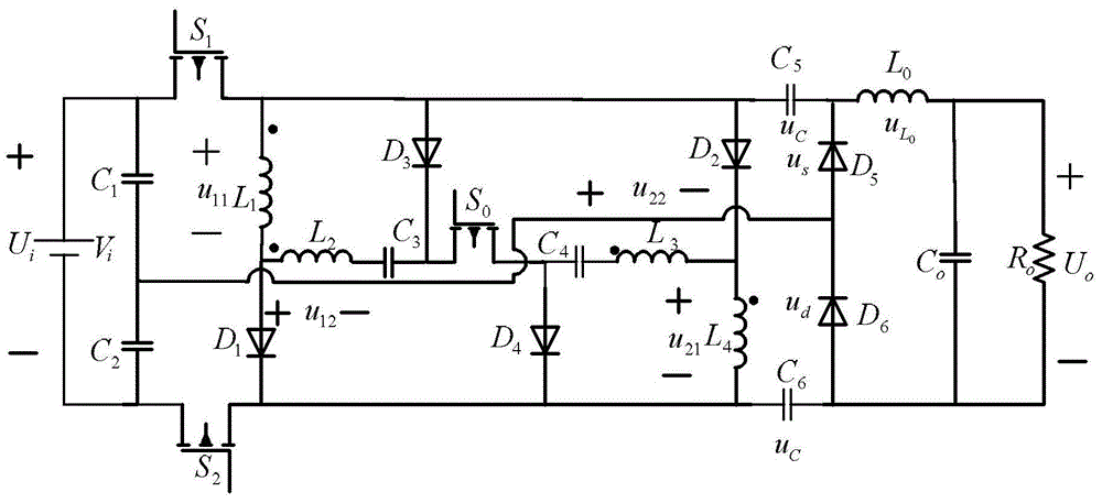 Coupled inductor-type three-level Zeta converter