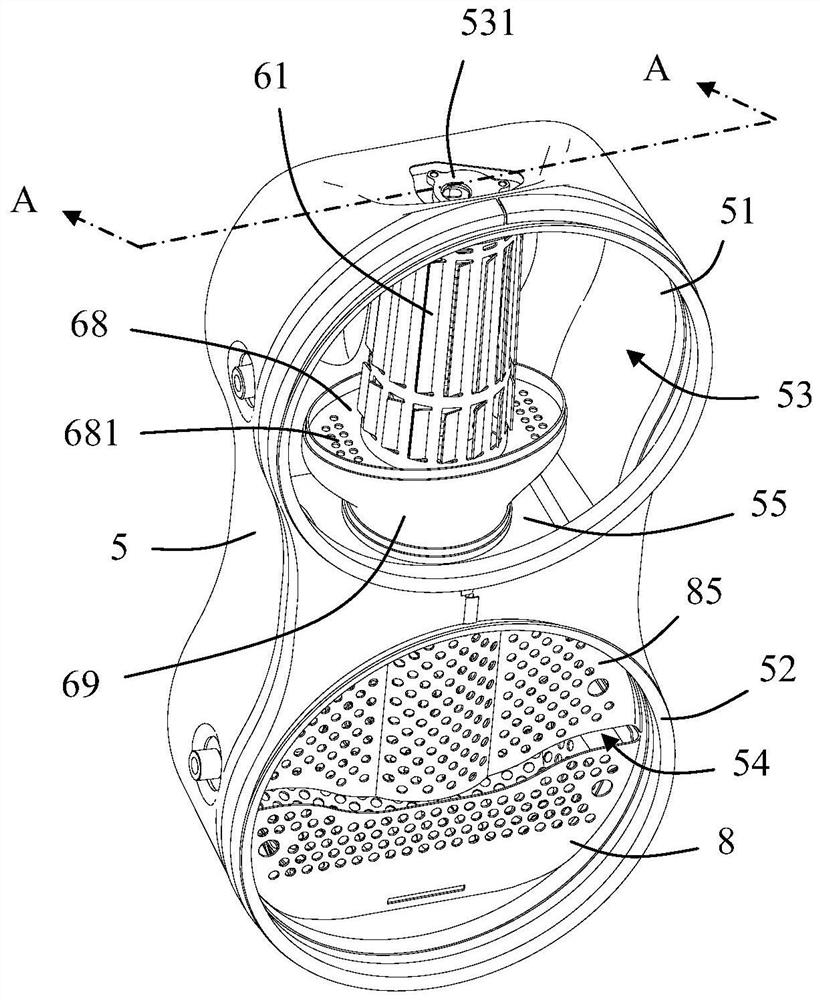 Mixing cavity assembly and tail gas aftertreatment packaging