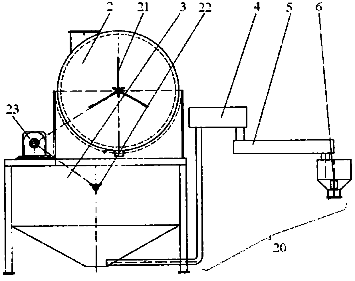 Plastic flat fiber extruding machine set