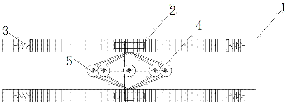 A Nonlinear Rail-Type Particle Damper