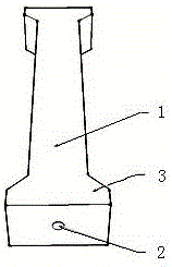 Assembly type breakwater protective block body