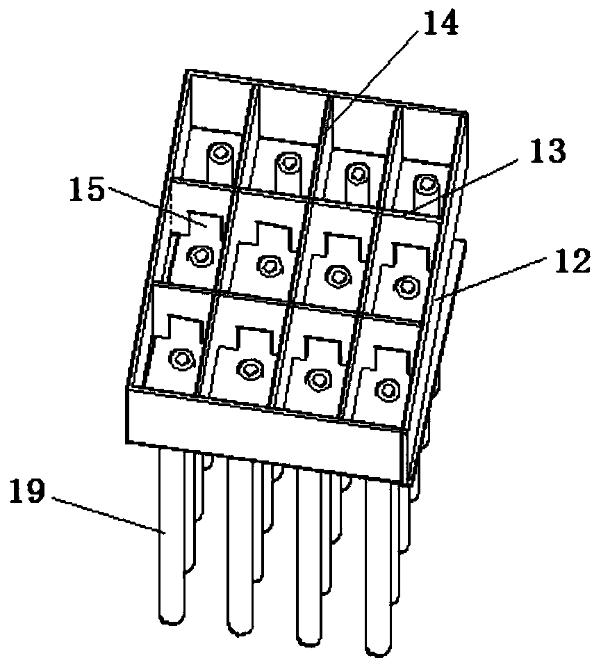 An oil storage pile group foundation and its application method