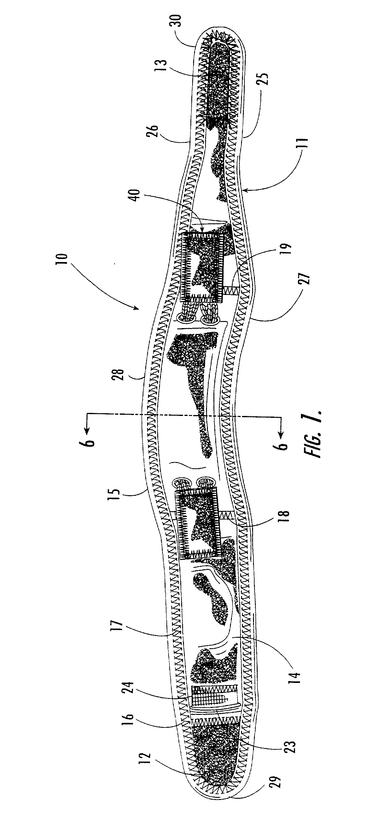Adjustable support device for the knee