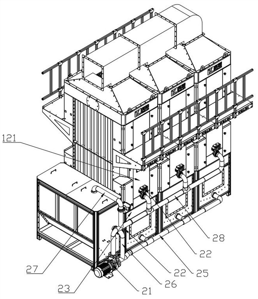 Dust remover box structure of electric dust remover