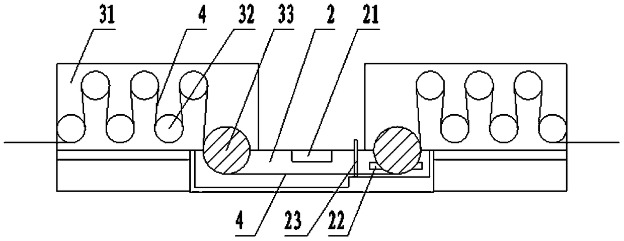 A high-efficiency fiber drawing device