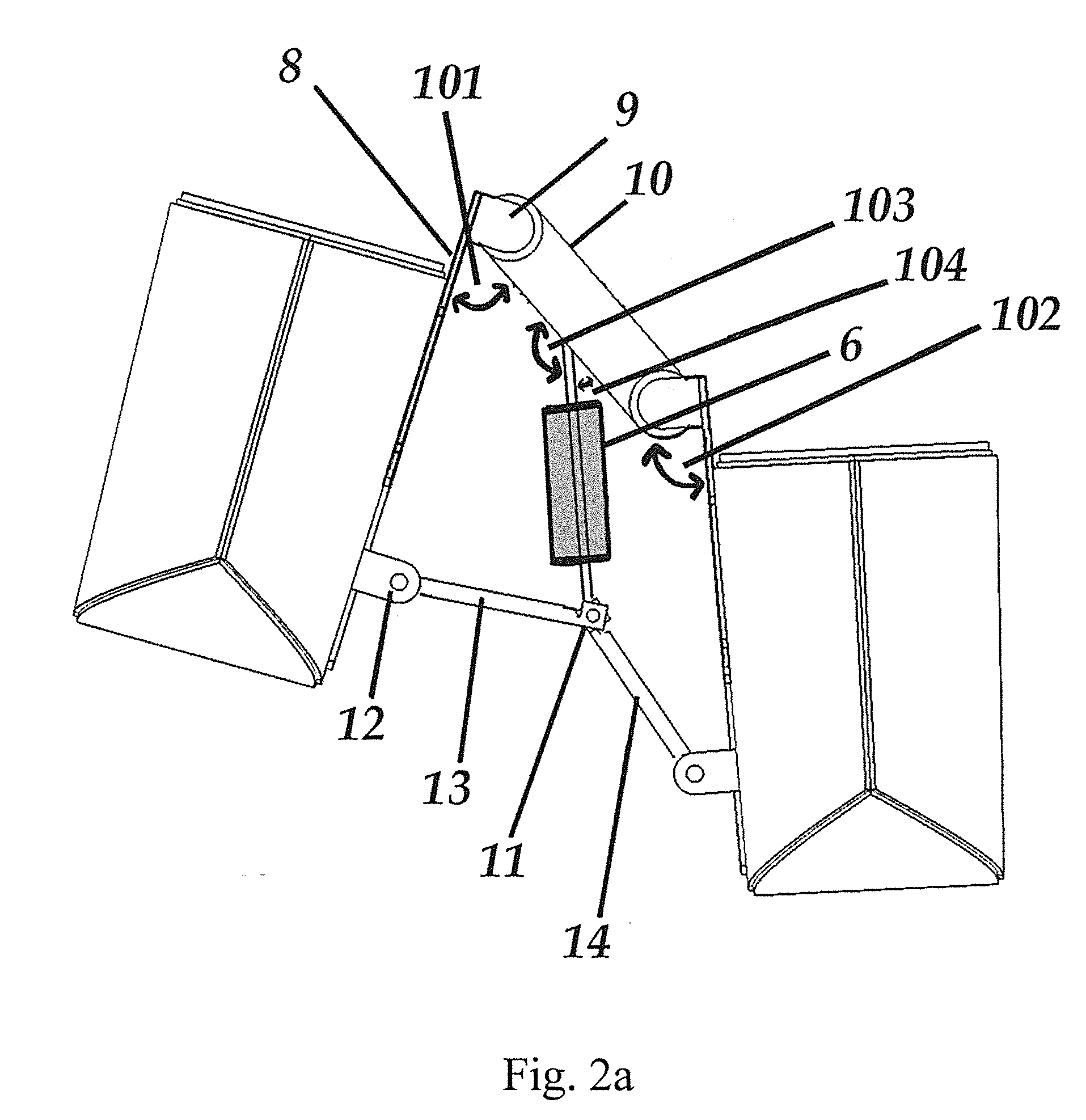 Angular velocity-controlled pontoon propulsion system