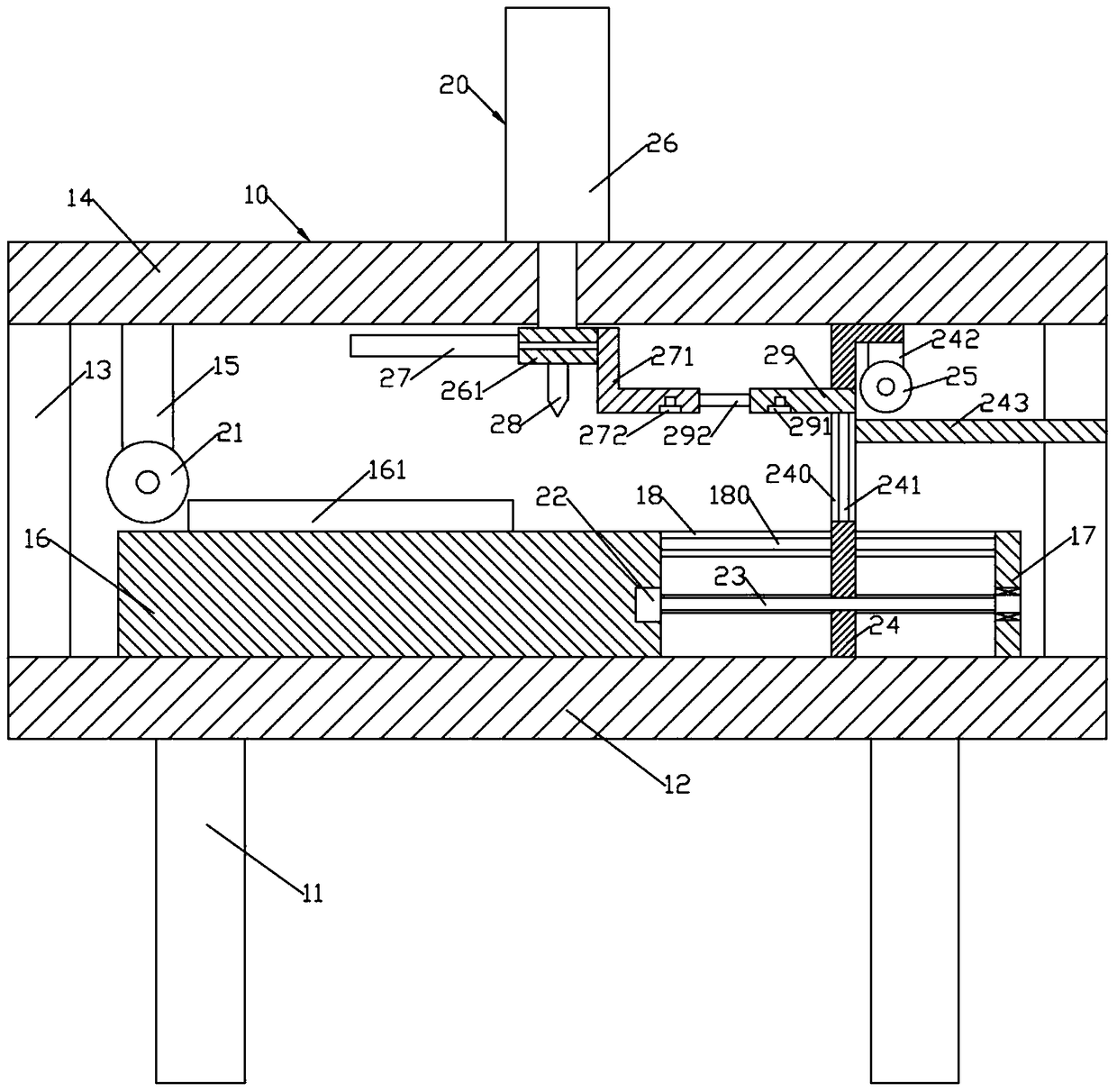 Paper cutting device for high-position paper discharge of printing machine