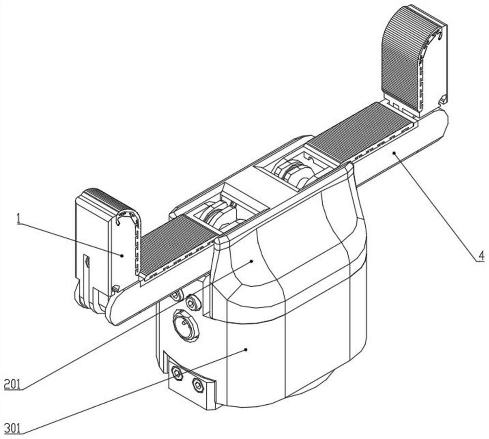 A two-finger manipulator based on one-way transmission