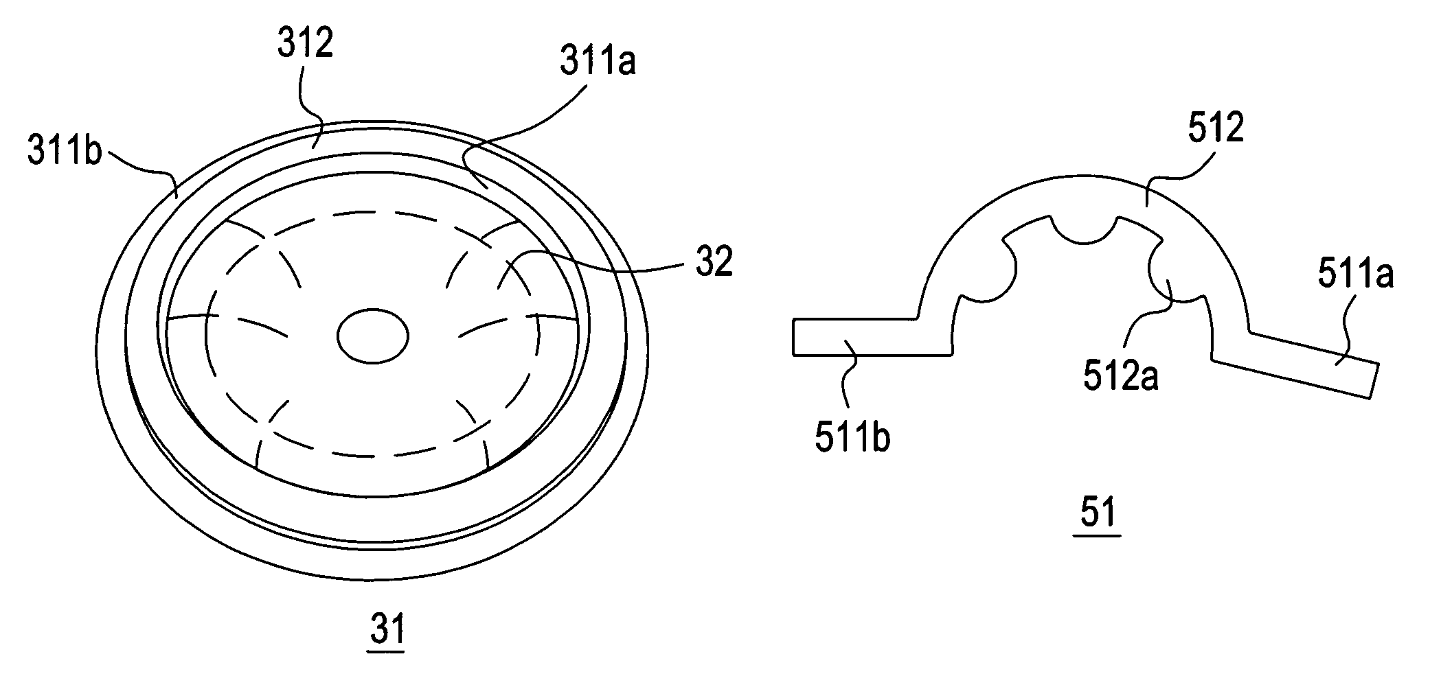 Diaphragm edge of speaker