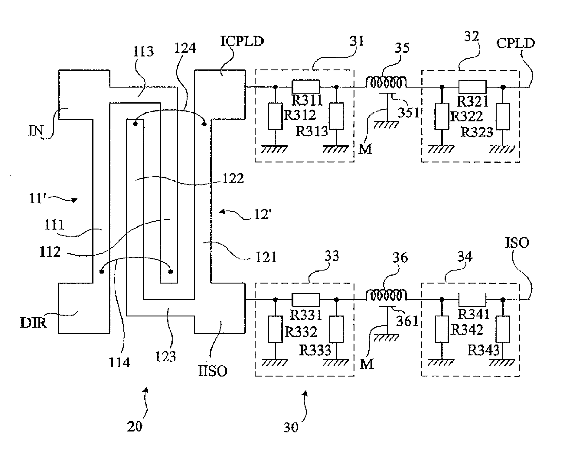 Wide-band directional coupler