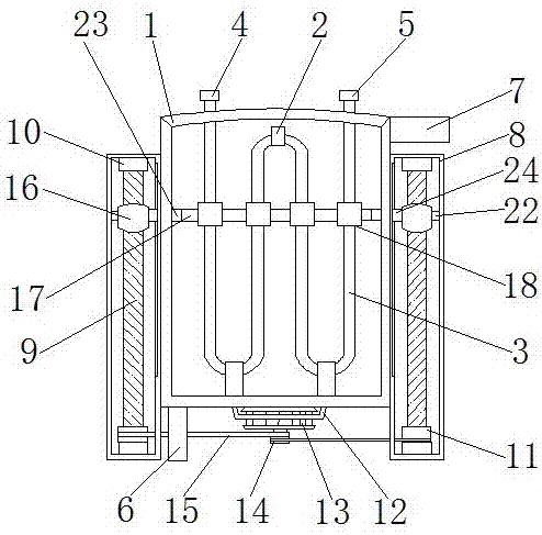 Boiler waste heat collection and utilization device