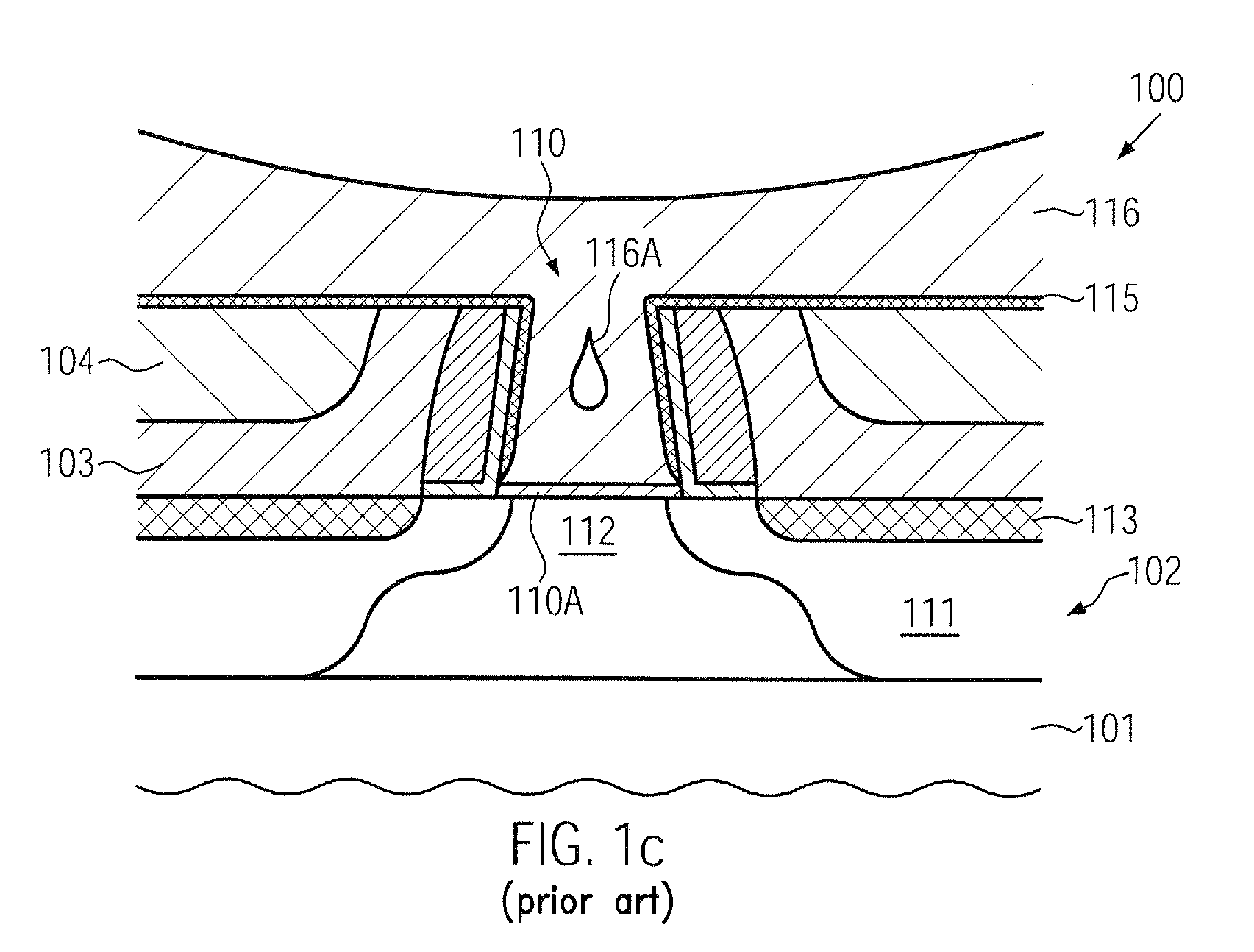 High-k gate electrode structure formed after transistor fabrication by using a spacer