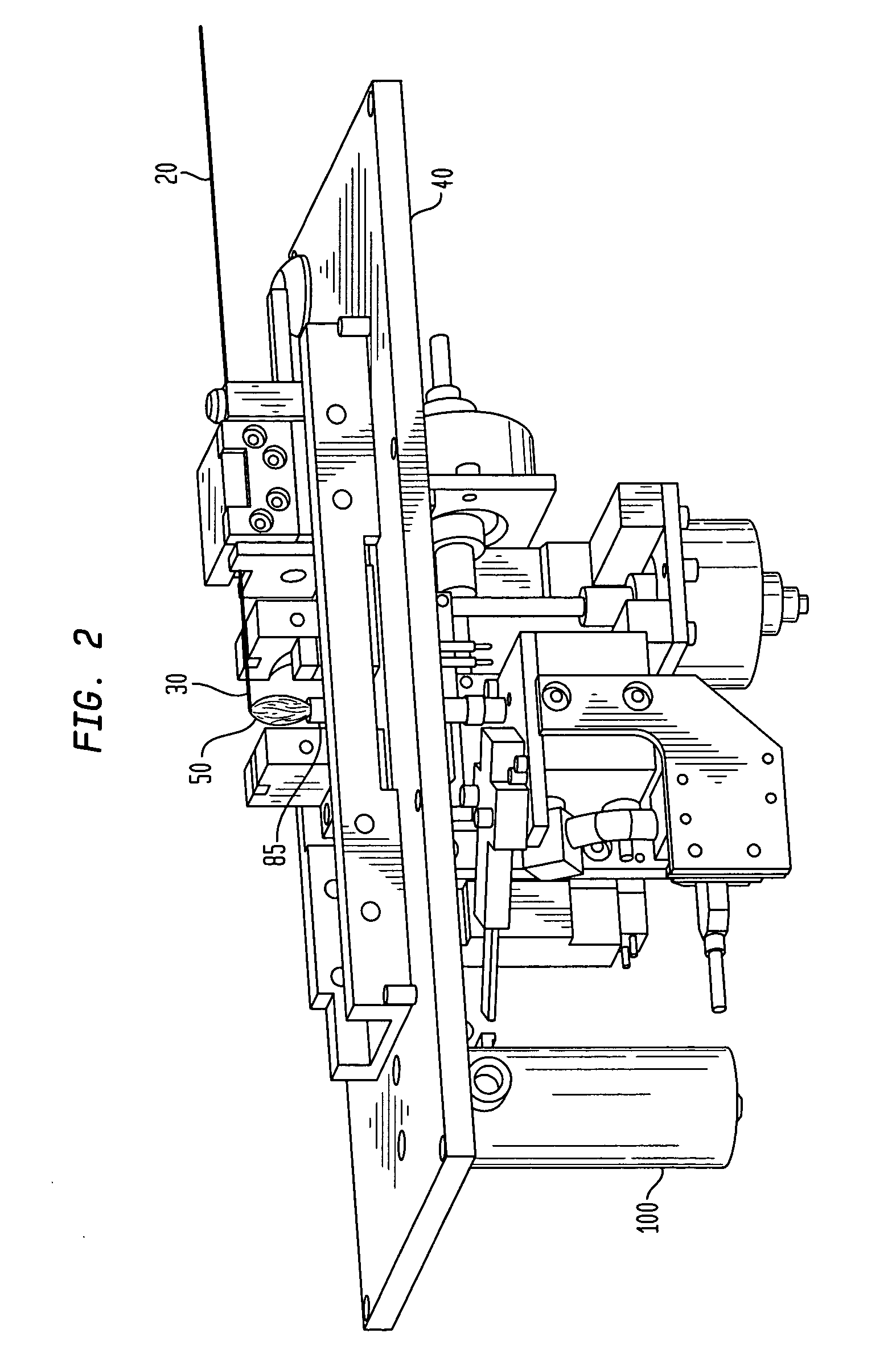 Method and apparatus for forming low optical loss splices