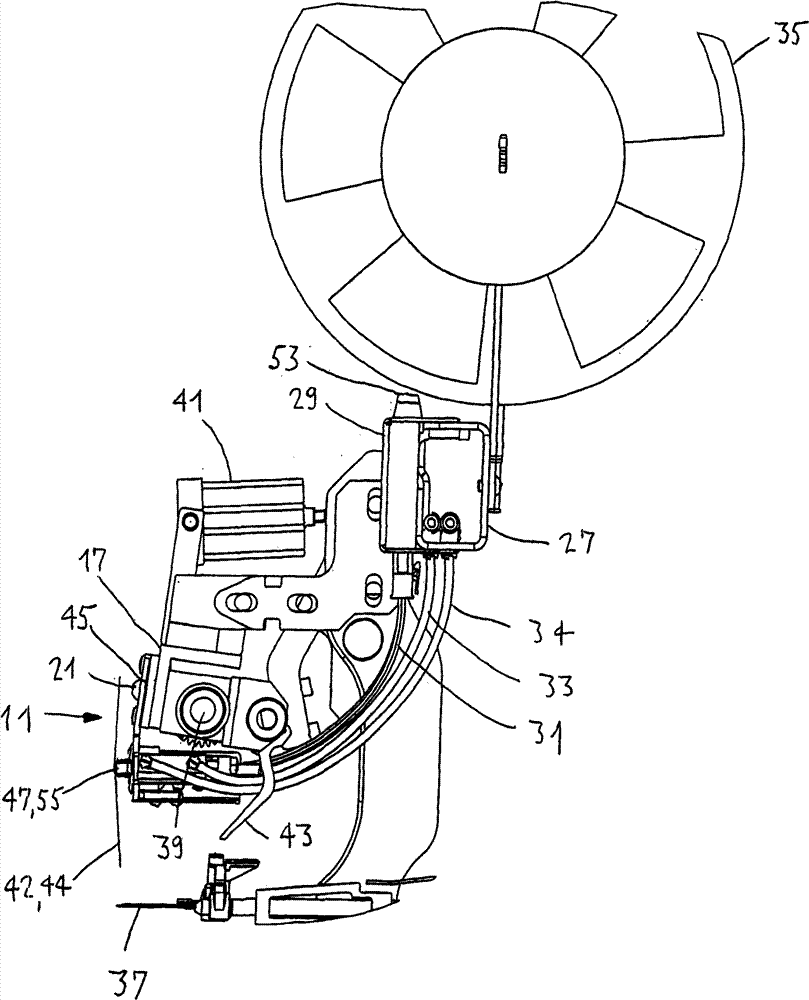 Method and device for applying plane material pieces and embroidery machine