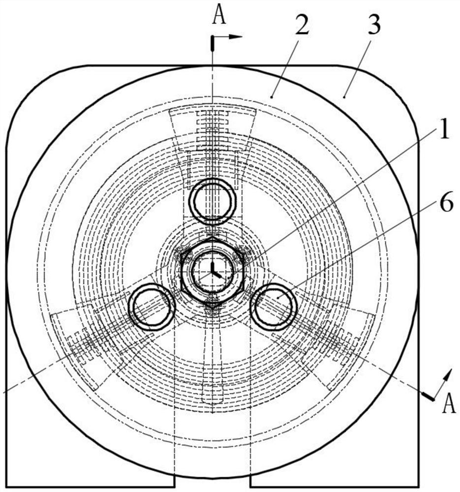 Precise laser welding combined clamp for large-diameter thin-wall round pipe