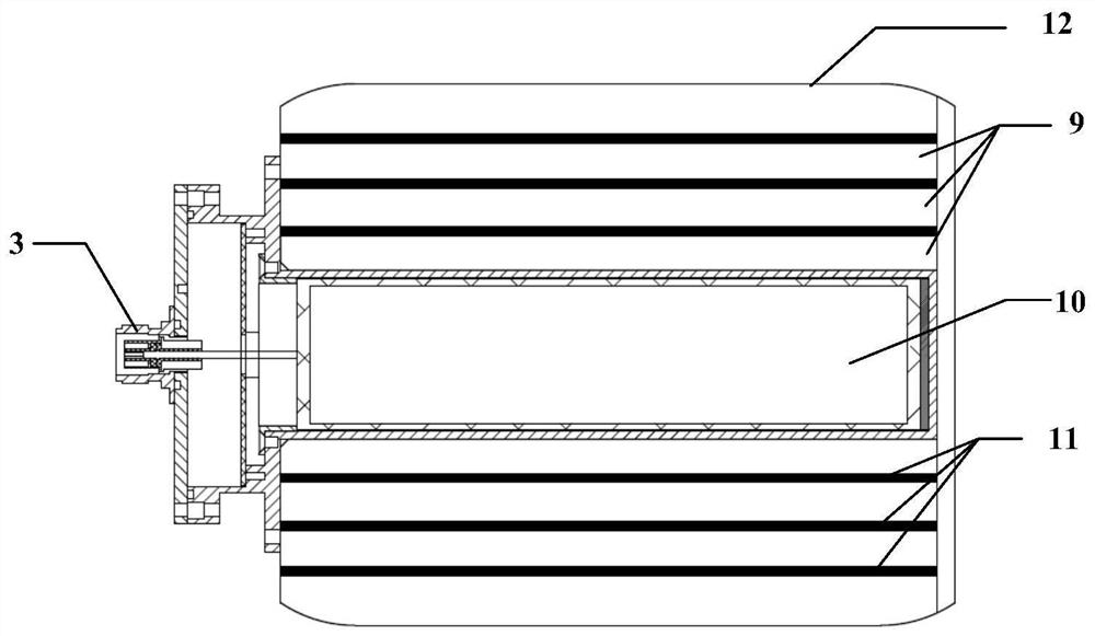 Neutron radiation monitoring device