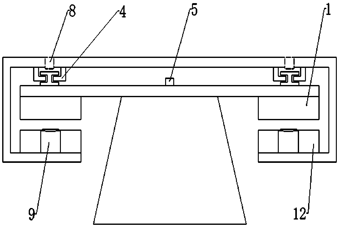 Magnetic levitation motion stage provided with controllable excitation linear synchronous motors and used for vertical machining center
