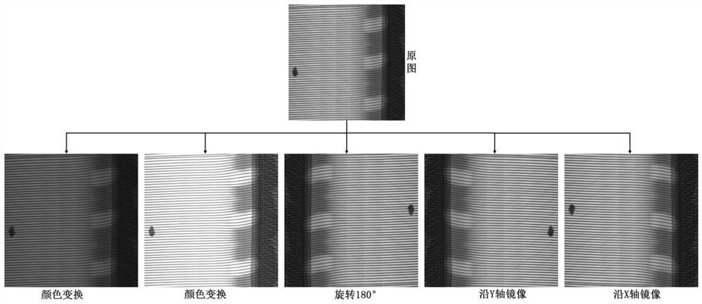Tire X-ray image impurity defect detection method