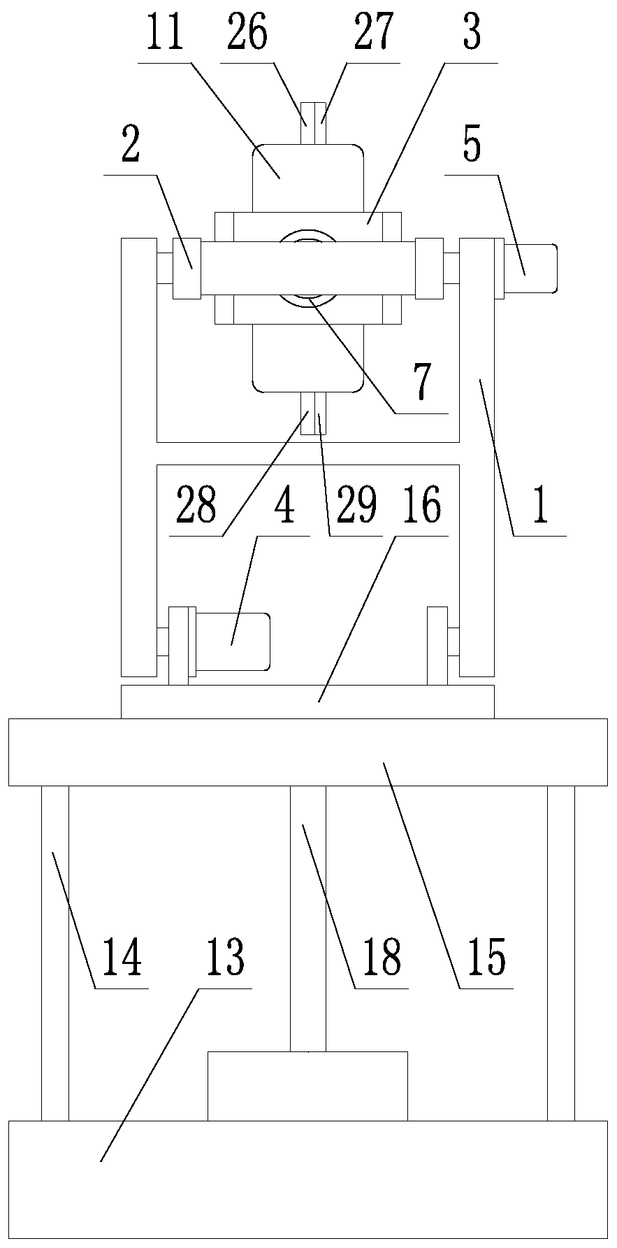 A device for detecting the thickness of sheet metal stamping parts with variable thickness