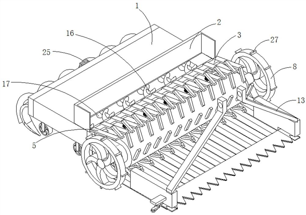 Farmland residual crop straw treatment equipment