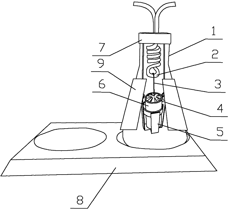 Apparatus used for determining sediments in crude oil and fuel oil