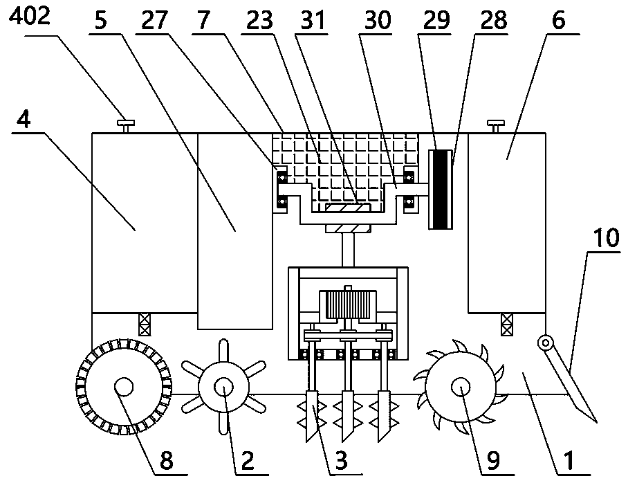 Soil improving agricultural device