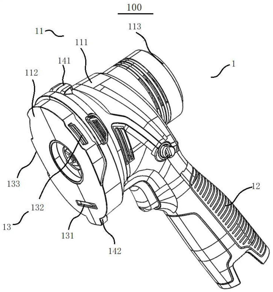 Handheld machine tool and handheld electric tool with same