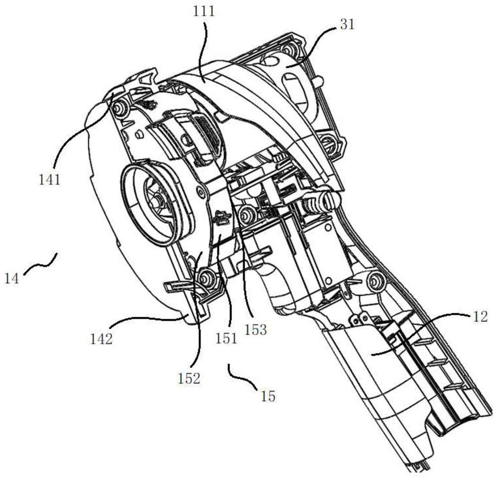 Handheld machine tool and handheld electric tool with same