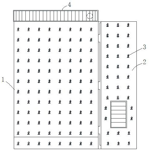 A rainwater treatment method based on a stepped garden