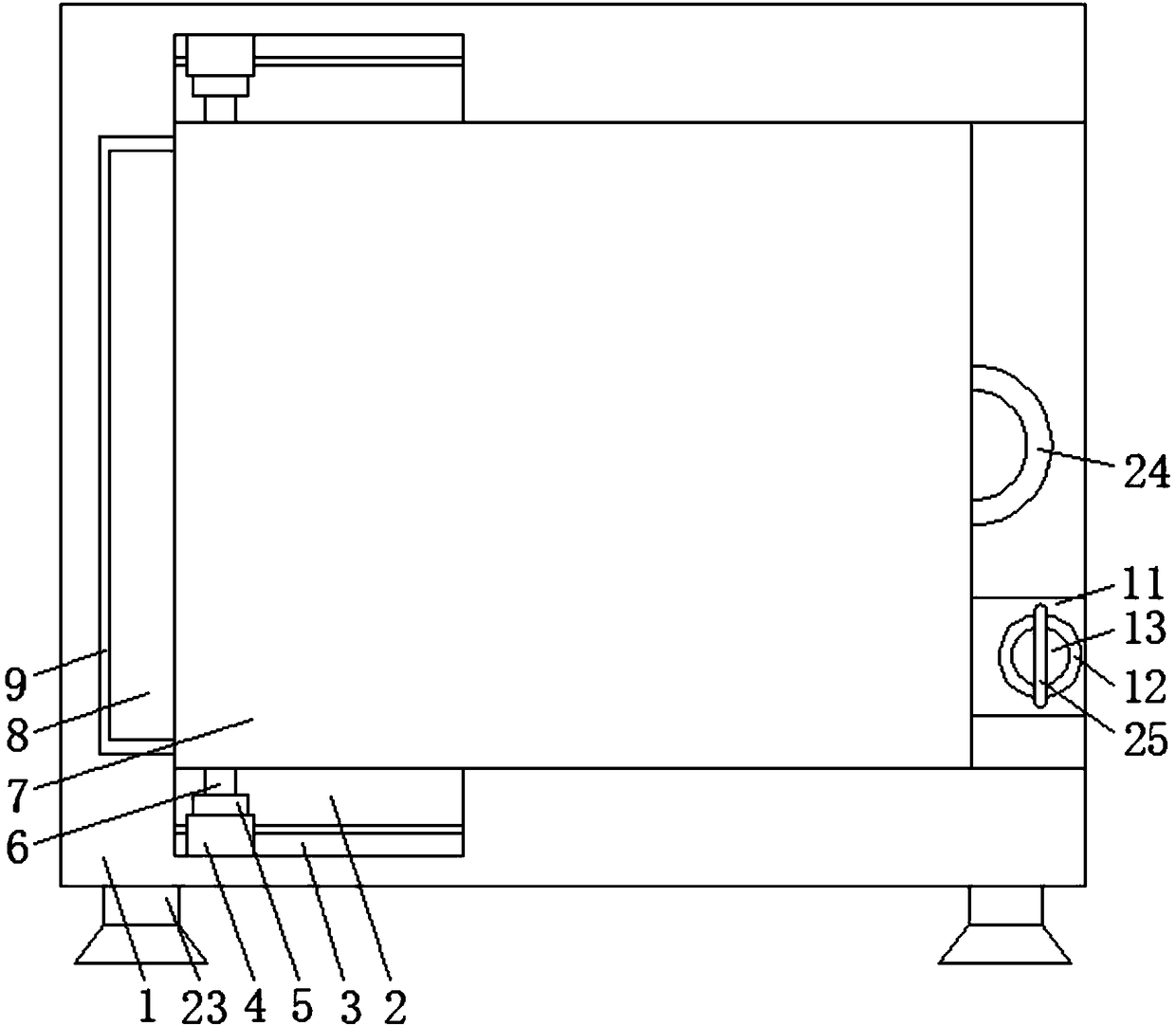 Electric power distribution cabinet facilitating overhaul