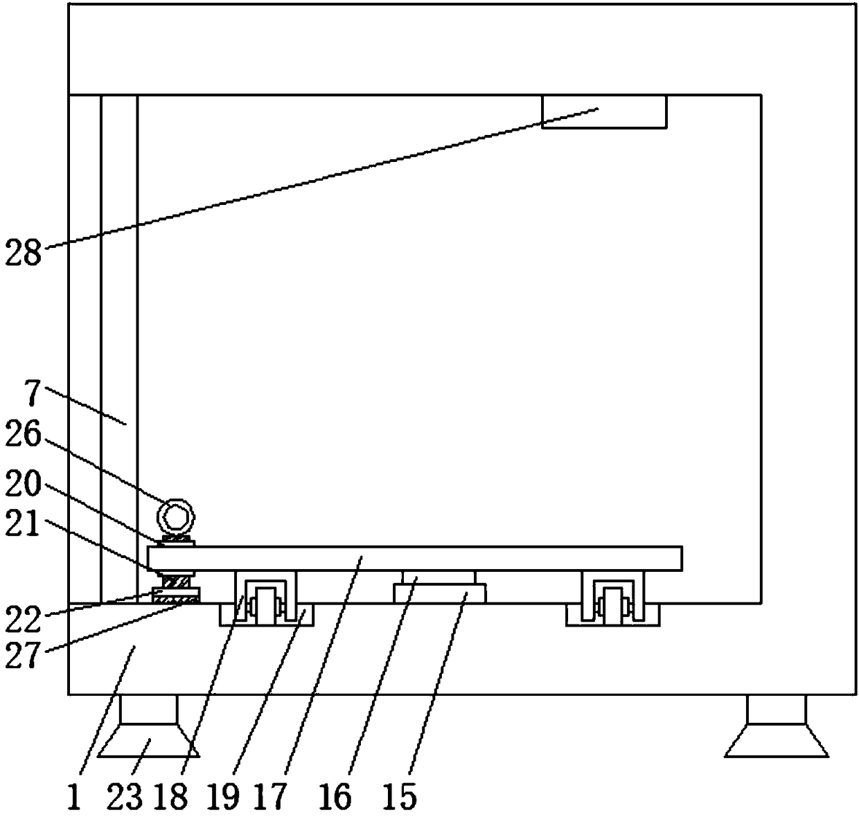 Electric power distribution cabinet facilitating overhaul