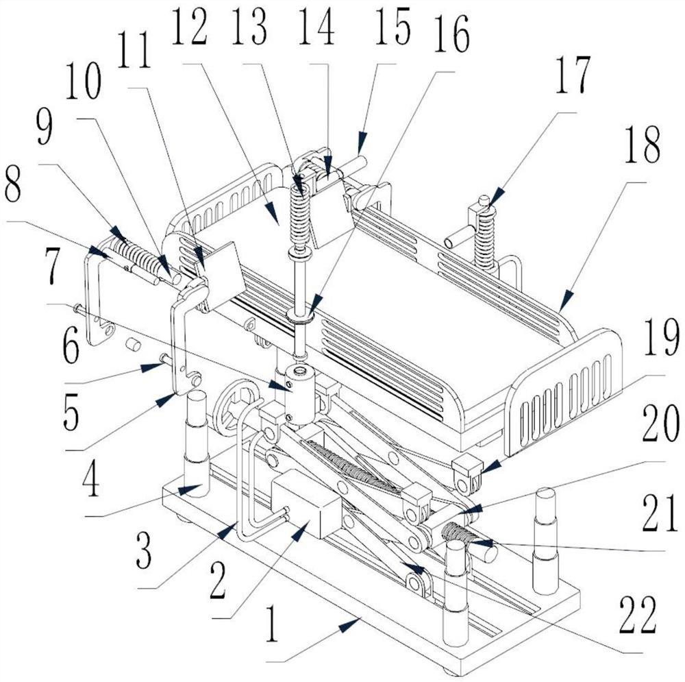 Postoperative rehabilitation nursing device for general surgery department